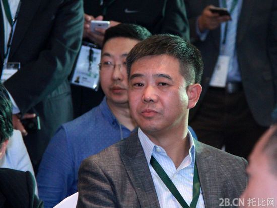 &ldquo;2015中國綠公司年會&rdquo;于4月20日在沈陽舉行。上圖為廣州尚品宅配家居股份有限公司董事長李連柱。(圖片來源：新浪財經 劉海偉 攝)