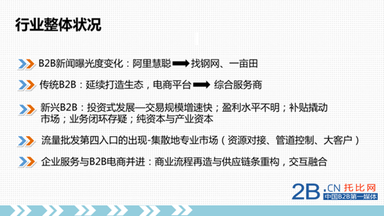 托比研究：中國2015年B2B行業格局與發展機遇